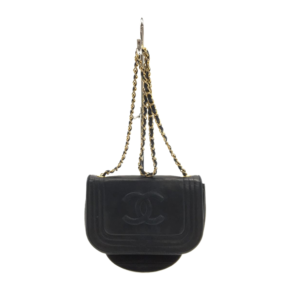 Chanel Leather Lambskin Chain Shoulder Bag